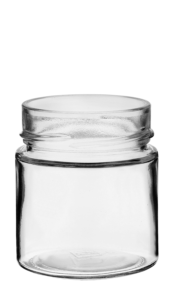 Djup twist off-burk 212ml DDO/DDB70 glas färglöst